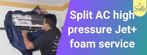 Routine Jet Service For Split AC